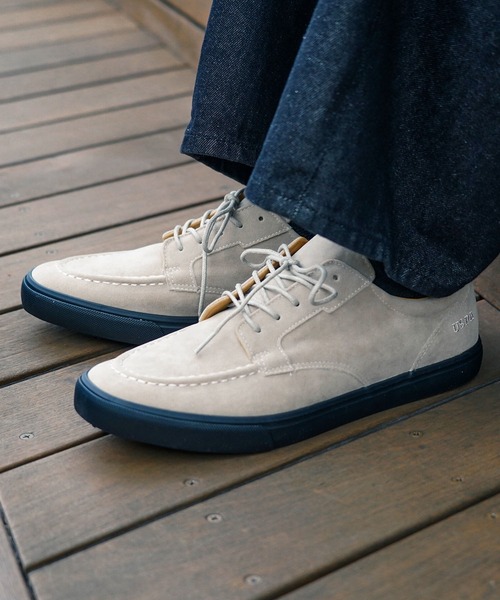 U.S. POLO ASSN.(ユーエスポロアッスン)の「【U.S. POLO ASSN./ユーエスポロアッスン】フェイクスウェードモカシン(モカシン/デッキシューズ・メンズ・ベージュ/ブラック・26cm/25.5cm/25cm/27cm/26.5cm)」の9枚目の写真