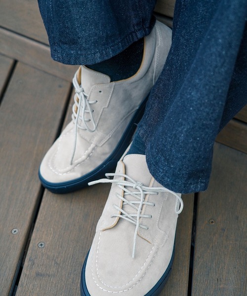 U.S. POLO ASSN.(ユーエスポロアッスン)の「【U.S. POLO ASSN./ユーエスポロアッスン】フェイクスウェードモカシン(モカシン/デッキシューズ・メンズ・ベージュ/ブラック・26cm/25.5cm/25cm/27cm/26.5cm)」の11枚目の写真