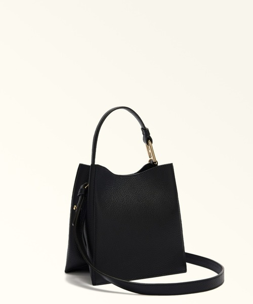 FURLA(フルラ)の「フルラ ヌヴォラ (Furla Nuvola) バケットバッグ MINI(ショルダーバッグ・レディース・ブラック/ダークブルー/バーガンディー/ストーン/オフホワイト/モカ・ONE SIZE)」の17枚目の写真