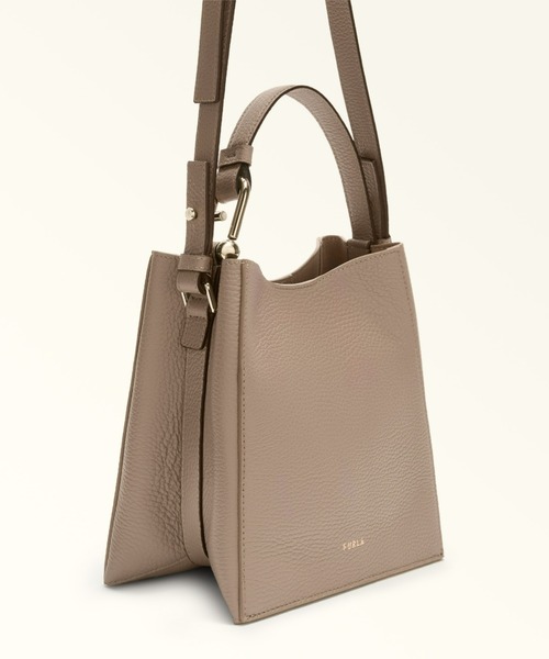 FURLA(フルラ)の「フルラ ヌヴォラ (Furla Nuvola) バケットバッグ MINI(ショルダーバッグ・レディース・ブラック/ダークブルー/バーガンディー/ストーン/オフホワイト/モカ・ONE SIZE)」の15枚目の写真