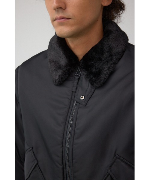 AZUL by moussy（アズールバイマウジー）の「デタッチャブルBZ（ブルゾン・メンズ・ブラック/カーキ・MEDIUM/LARGE）」の10枚目の写真