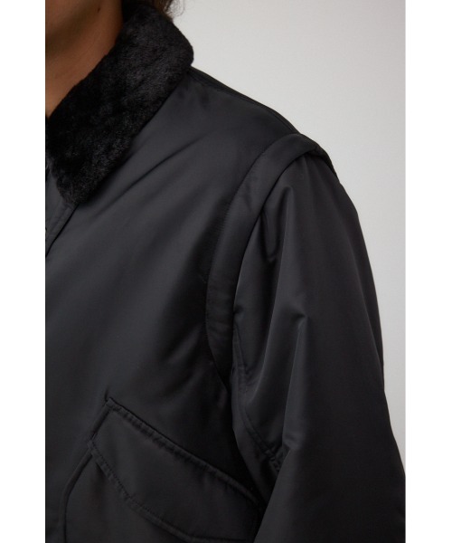 AZUL by moussy（アズールバイマウジー）の「デタッチャブルBZ（ブルゾン・メンズ・ブラック/カーキ・MEDIUM/LARGE）」の11枚目の写真