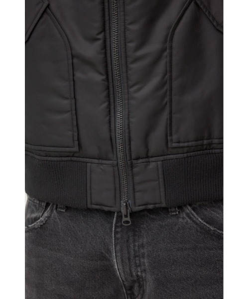 AZUL by moussy（アズールバイマウジー）の「デタッチャブルBZ（ブルゾン・メンズ・ブラック/カーキ・MEDIUM/LARGE）」の14枚目の写真