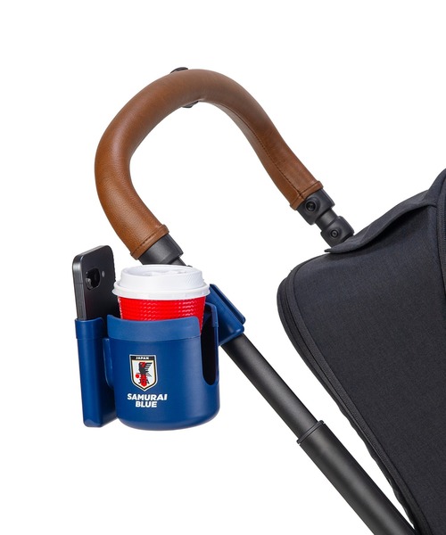 T‐REX（ティーレックス）の「【T‐REX】2 in 1 カップホルダー日本代表バージョン（ベビーカー/ベビーカー用品・キッズ・ブルー系その他・ONE SIZE）」の3枚目の写真