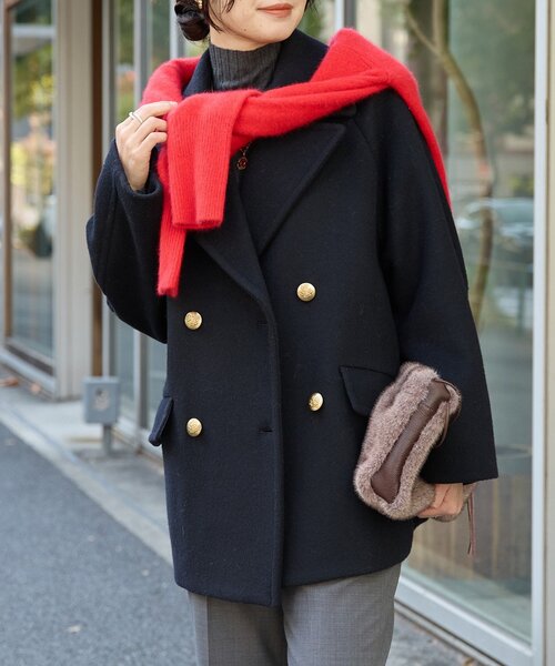 リバイバル/新色追加】ラグランPコート（ピーコート）｜RIVE DROITE