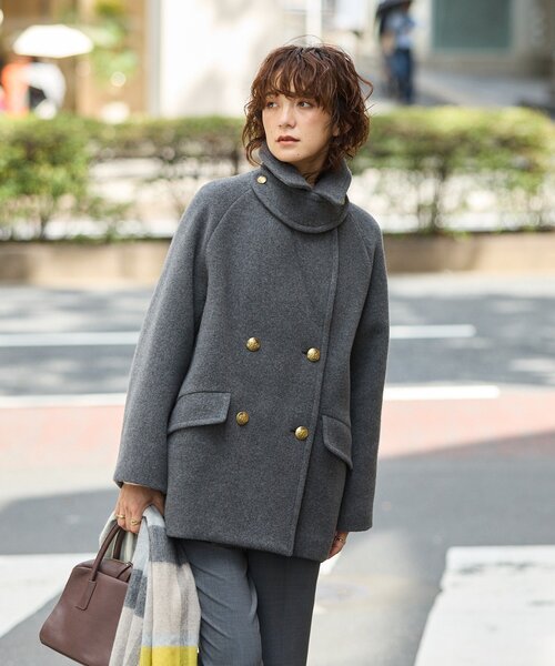 リバイバル/新色追加】ラグランPコート（ピーコート）｜RIVE DROITE