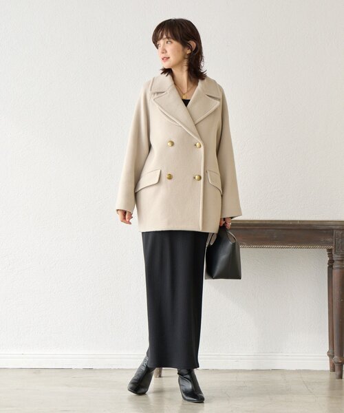リバイバル/新色追加】ラグランPコート（ピーコート）｜RIVE DROITE