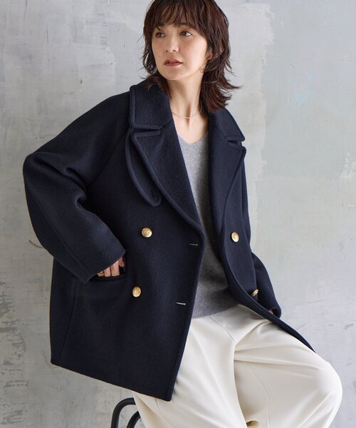 リバイバル/新色追加】ラグランPコート（ピーコート）｜RIVE DROITE