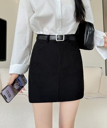 ハイウエストコーデュロイミニスカート