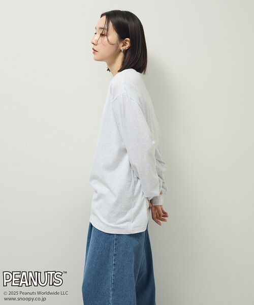 PEANUTS(ピーナッツ)の「■PEANUTS クロスステッチロンTEE(Tシャツ/カットソー・レディース・ホワイト系その他・FREE)」の7枚目の写真