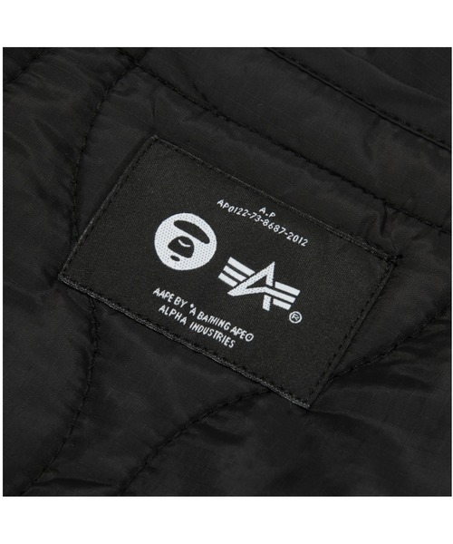 AAPE NOW × ALPHA INDUSTRIES QUILTED JACKET | AAPE.JP