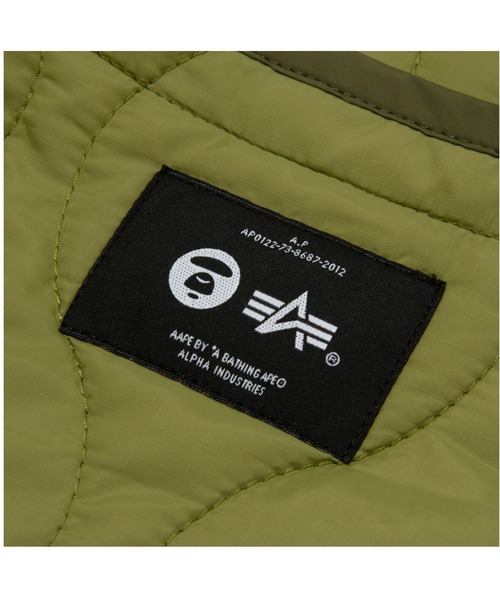 AAPE NOW × ALPHA INDUSTRIES QUILTED JACKET | AAPE.JP