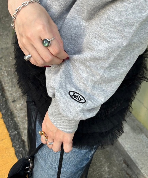 Flugge（フラッジー）の「カットデザインスウェット（スウェット・レディース・グレー/ベージュ・FREE）」の15枚目の写真