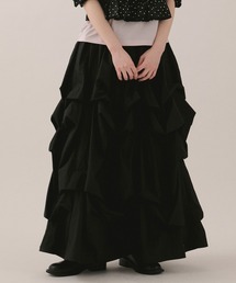 loin nuit ロワンニュイ　ランダムピックボリュームスカート　オフホワイト loin nuit スカート random pic volume skirt / ランダムピック