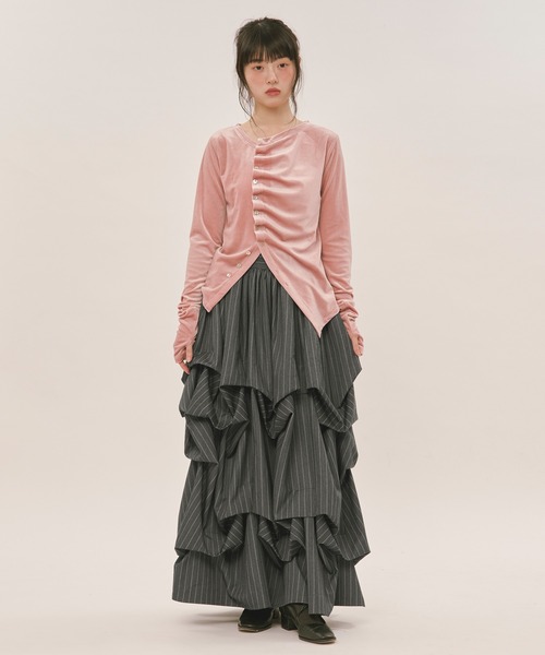 tuck design volume skirt / タックデザインボリュームスカート