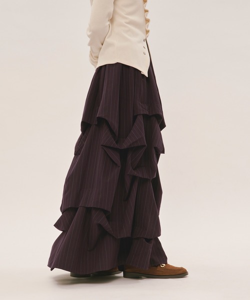 tuck design volume skirt / タックデザインボリュームスカート