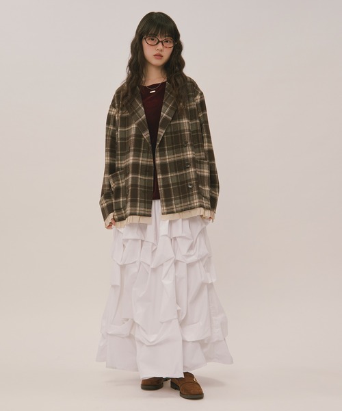tuck design volume skirt / タックデザインボリュームスカート