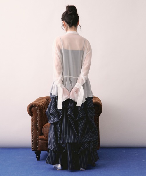 tuck design volume skirt / タックデザインボリュームスカート