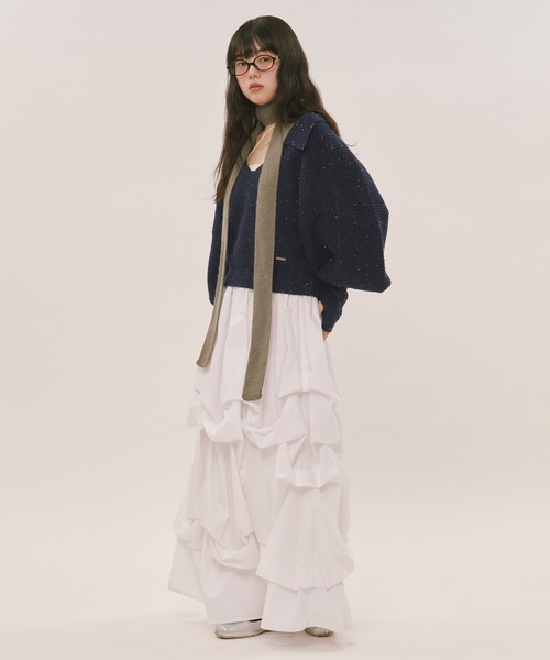 tuck design volume skirt / タックデザインボリュームスカート