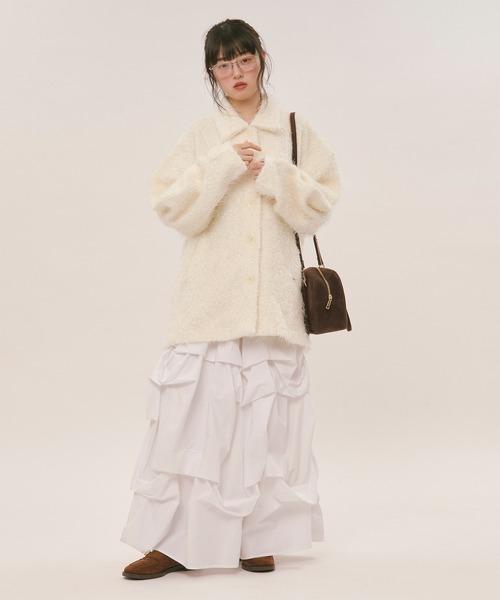 tuck design volume skirt / タックデザインボリュームスカート
