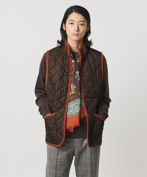 別注】＜LAVENHAM＞MICKFIELD VEST/ミックフィールド/キルティング
