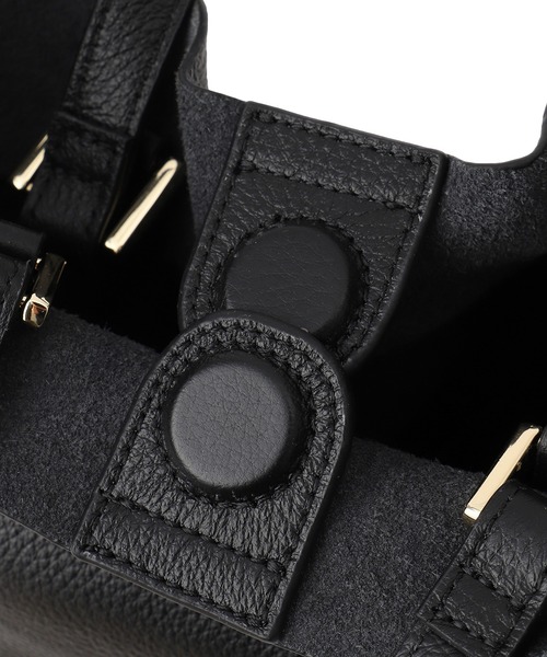 SALON adam et rope'（サロン アダム エ ロペ）の「【WS（ドゥーブル）】チャーム付きナチュラルレザー2WAYトート（トートバッグ・レディース・ブラック・FREE）」の16枚目の写真