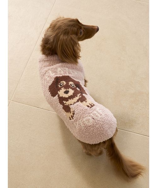 CAT&DOG】ベビモコダックスフンドジャガードプルオーバー（ペット