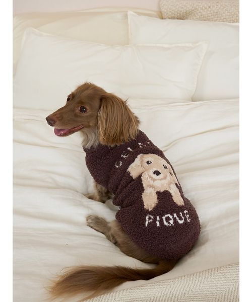 【専用】正規品♡新品 ジェラートピケ ダックスフントジャガードブランケット ジェラートピケ gelato pique 【CAT&DOG】ダックスフンドジャガード