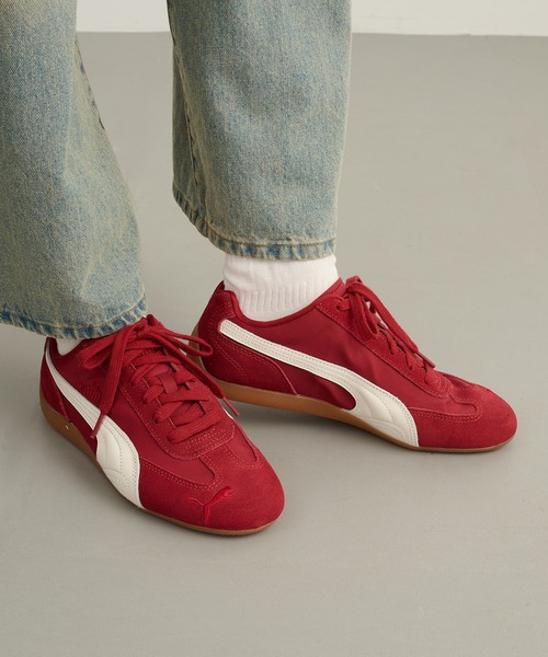 PUMA(プーマ)の「【PUMA】26SS新作 SPEEDCAT NYLON プーマ スピードキャット ナイロン(スニーカー・レディース・ブラック/ブルー/レッド/グレー・22.5cm/23cm/23.5cm/24cm/24.5cm/25cm)」の16枚目の写真