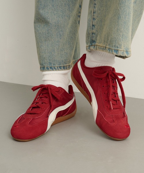 PUMA(プーマ)の「【PUMA】26SS新作 SPEEDCAT NYLON プーマ スピードキャット ナイロン(スニーカー・レディース・ブラック/ブルー/レッド/グレー・22.5cm/23cm/23.5cm/24cm/24.5cm/25cm)」の17枚目の写真
