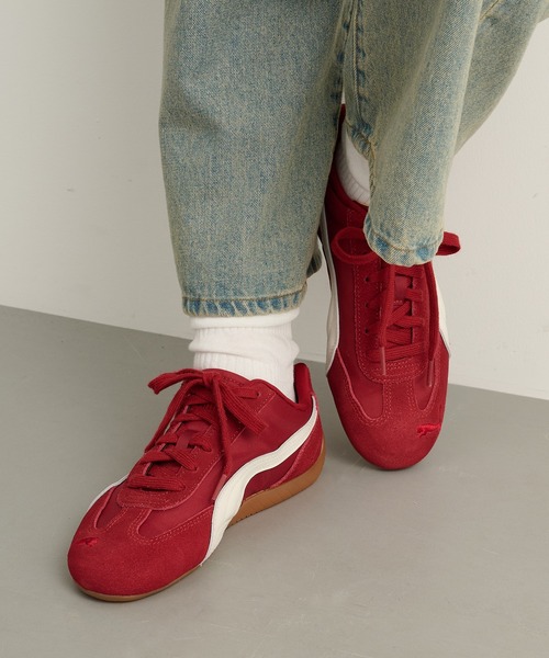 PUMA(プーマ)の「【PUMA】26SS新作 SPEEDCAT NYLON プーマ スピードキャット ナイロン(スニーカー・レディース・ブラック/ブルー/レッド/グレー・22.5cm/23cm/23.5cm/24cm/24.5cm/25cm)」の18枚目の写真