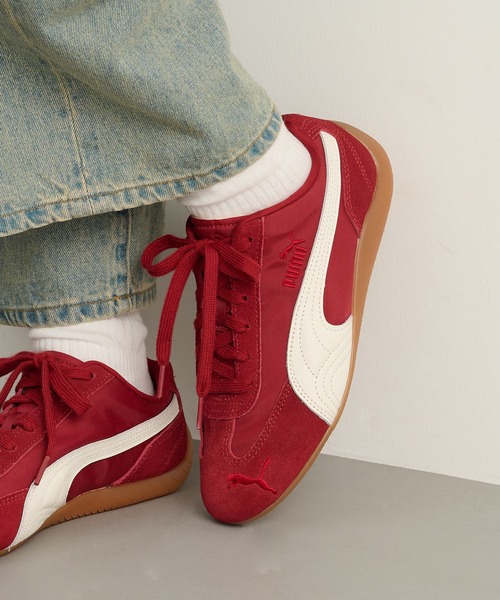 PUMA(プーマ)の「【PUMA】26SS新作 SPEEDCAT NYLON プーマ スピードキャット ナイロン(スニーカー・レディース・ブラック/ブルー/レッド/グレー・22.5cm/23cm/23.5cm/24cm/24.5cm/25cm)」の13枚目の写真