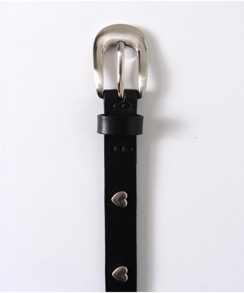 Three Four Time（ｽﾘｰﾌｫｰﾀｲﾑ）の「ハートスタッズベルト（ベルト・レディース・ブラック/レッド・FREE）」の11枚目の写真