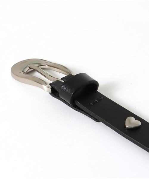 Three Four Time（ｽﾘｰﾌｫｰﾀｲﾑ）の「ハートスタッズベルト（ベルト・レディース・ブラック/レッド・FREE）」の14枚目の写真