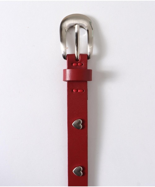 Three Four Time（ｽﾘｰﾌｫｰﾀｲﾑ）の「ハートスタッズベルト（ベルト・レディース・ブラック/レッド・FREE）」の15枚目の写真