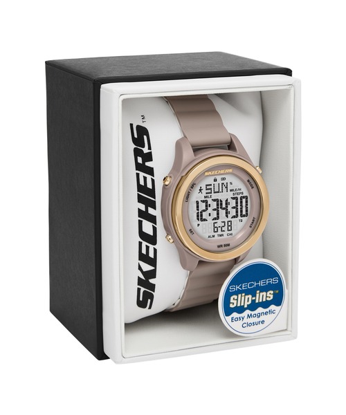 SKECHERS(スケッチャーズ)の「スケッチャーズ 腕時計 レディース デジタル シリコン SR6350(デジタル腕時計・レディース・グレー・FREE)」の5枚目の写真