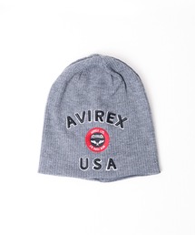 NYLAUS（ナイラス）の「【RES】【AVIREX】ロングアクリルニットワッチ（ニットキャップ/ビーニー）」
