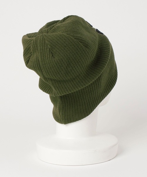 AVIREX（アヴィレックス）の「【RES】【AVIREX】ロングアクリルニットワッチ（ニットキャップ/ビーニー・メンズ・チャコールグレー/カーキ・FREE）」の7枚目の写真