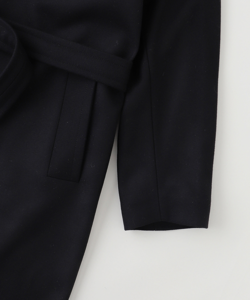 HEVO(イーヴォ)の「hevo(イーヴォ) BRINDISI Light Melton コート(その他アウター・メンズ・ブラック/ブラウン・46/48/44)」の11枚目の写真