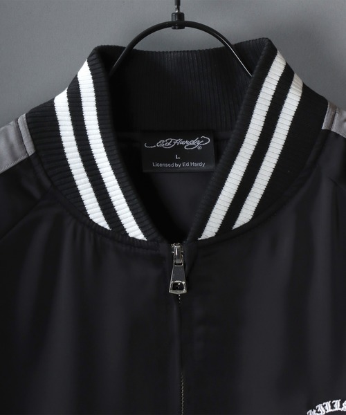 Ed Hardy（エドハーディー）の「Ed Hardy/エド・ハーディー スカジャン ブルゾン（スカジャン・メンズ・ブラック/ブラック系その他・L/M）」の7枚目の写真