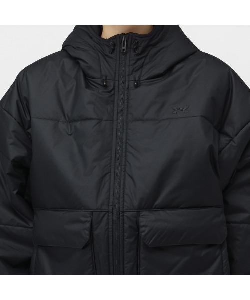 UNDER ARMOUR(アンダーアーマー)の「アンダーアーマー UAインサレーテッド フルジップ ジャケット(ダウンジャケット/コート・レディース・ブラック・S/M/L/XL)」の5枚目の写真