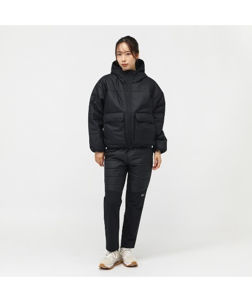 UNDER ARMOUR(アンダーアーマー)の「アンダーアーマー UAインサレーテッド フルジップ ジャケット(ダウンジャケット/コート・レディース・ブラック・S/M/L/XL)」の6枚目の写真