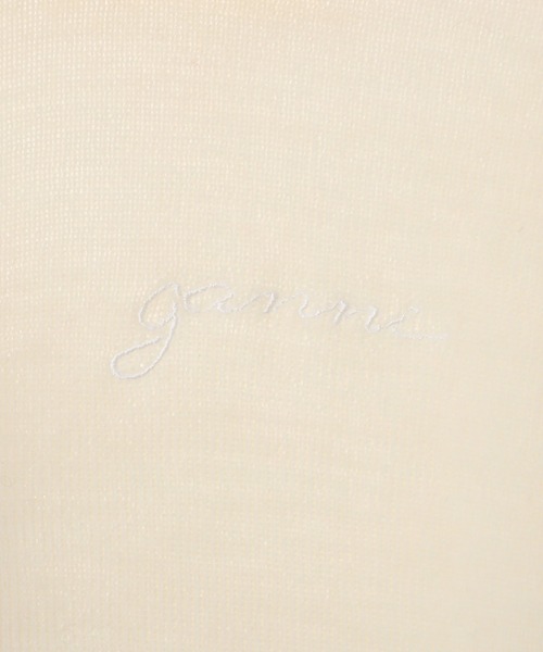 GANNI（ガニー）の「GANNI / ガニー：【レディース】Mini Ribbed Merino Knit：K2322[ANN]（ニット/セーター・レディース・ホワイト・S）」の6枚目の写真