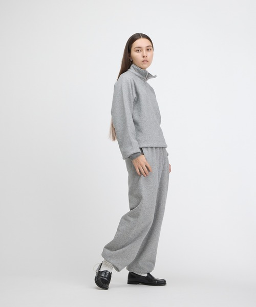 FRONT 11201(フロントワンワントゥーオーワン)の「SP French Terry Half Zip Sweatshirt/ Made in Japan(スウェット・メンズ・スミクロ・L/XL/S/M)」の5枚目の写真