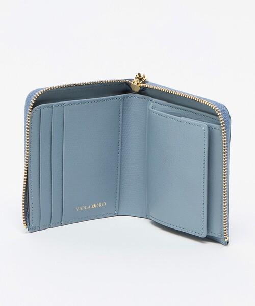 VIOLAd'ORO（ヴィオラドーロ）の「＜VIOLAd’ORO＞リザード エンボス ミニ ウォレット（財布・レディース・ケリーグリーン/モカ/ベージュ/ライトグレー/ライトブルー/ブラック・FREE）」の21枚目の写真