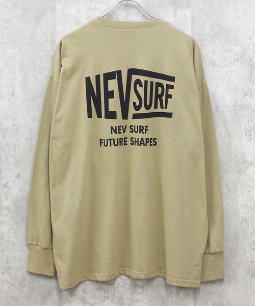 NEV(ネブ)の「【NEV】SURF BIGシルエット ロンT(スウェット・メンズ・ホワイト系その他/ネイビー/チャコール/ベージュ/ブラック/ブラック系その他/杢グレー/オフホワイト・XL/L/M)」の7枚目の写真