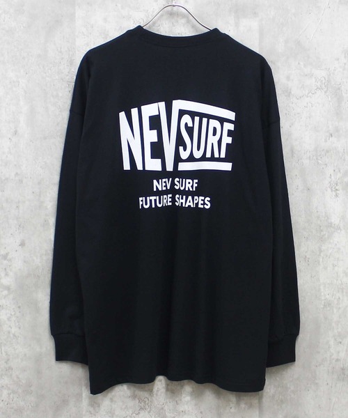 NEV(ネブ)の「【NEV】SURF BIGシルエット ロンT(スウェット・メンズ・ホワイト系その他/ネイビー/チャコール/ベージュ/ブラック/ブラック系その他/杢グレー/オフホワイト・XL/L/M)」の1枚目の写真