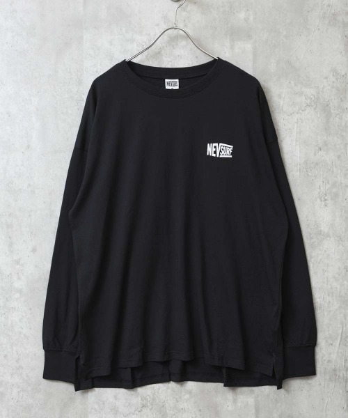 NEV(ネブ)の「【NEV】SURF BIGシルエット ロンT(スウェット・メンズ・ホワイト系その他/ネイビー/チャコール/ベージュ/ブラック/ブラック系その他/杢グレー/オフホワイト・XL/L/M)」の19枚目の写真