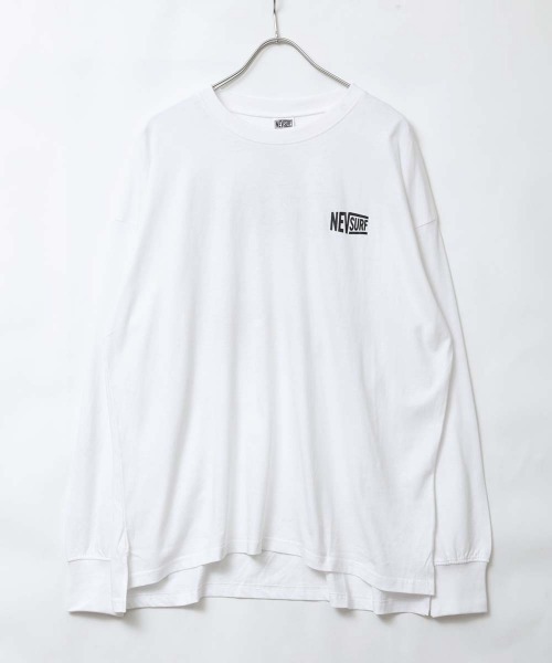 NEV(ネブ)の「【NEV】SURF BIGシルエット ロンT(スウェット・メンズ・ホワイト系その他/ネイビー/チャコール/ベージュ/ブラック/ブラック系その他/杢グレー/オフホワイト・XL/L/M)」の17枚目の写真