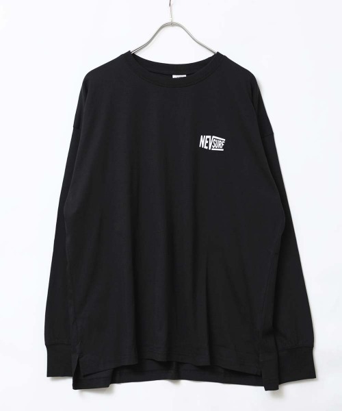 NEV(ネブ)の「【NEV】SURF BIGシルエット ロンT(スウェット・メンズ・ホワイト系その他/ネイビー/チャコール/ベージュ/ブラック/ブラック系その他/杢グレー/オフホワイト・XL/L/M)」の13枚目の写真